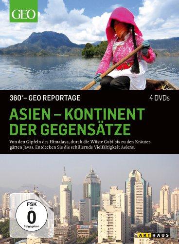 360 Grad - GEO Reportage: Asien - Kontinent der Gegensätze [4 DVDs]