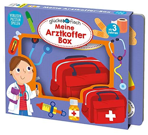 Glücksfisch: Meine Arztkoffer-Box: Vorlesen, Puzzeln, Spielen ab 3 Jahren