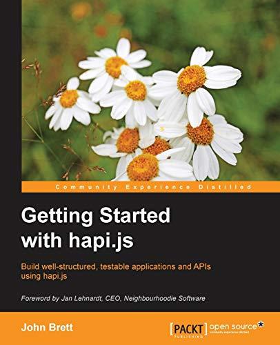 Getting Started with hapi.js (English Edition)