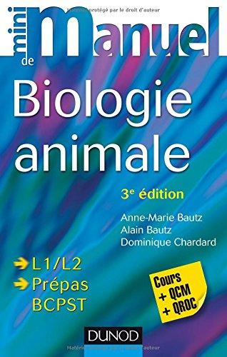 Mini-manuel de biologie animale : cours + QCM-QROC