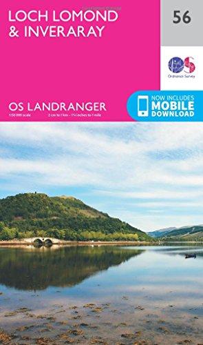 Loch Lomond & Inverary 1 : 50 000 (OS Landranger Map)