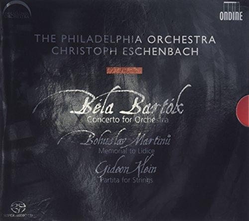 Bohuslav Martinu: Memorial to Lidice / Gideon Klein: Partita für Streicher / Béla Bartók: Konzert für Orchester