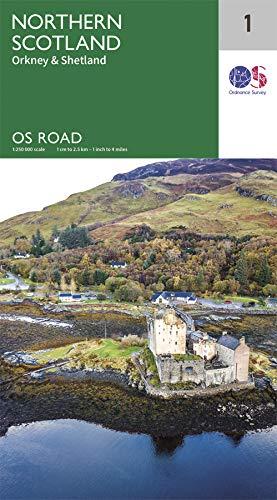 North Scotland. Orkney & Shetland 1:25 0000: OS Roadmap sheet 1