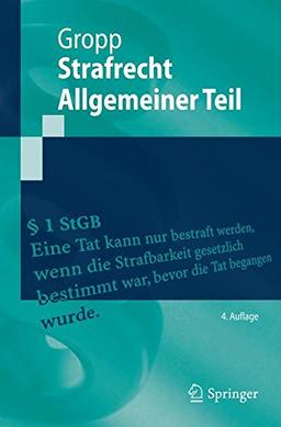 Strafrecht  Allgemeiner Teil (Springer-Lehrbuch)