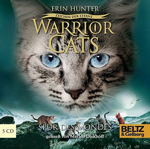 Warrior Cats - Zeichen der Sterne. Spur des Mondes: IV, Folge 4, gelesen von Marlen Diekhoff, 5 CDs in der Multibox, ca. 6 Std. 25 Min.