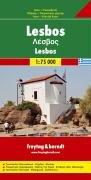 Lesbos. Autokarte. 1:75 000.