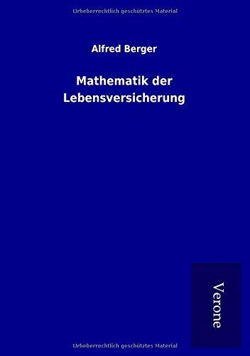 Mathematik der Lebensversicherung