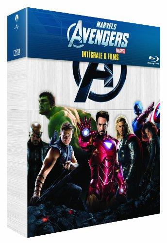 Marvel complete collection : iron man ; iron man 2 ; the incredible hulk ; thor ; captain america [Blu-ray] [FR Import]