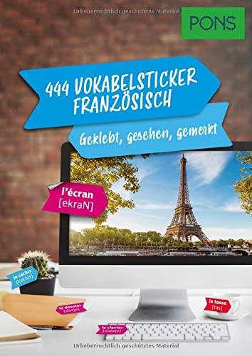 PONS 444 Vokabelsticker Französisch: Geklebt, gesehen, gemerkt (PONS Vokabelsticker)