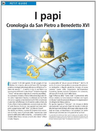 I papi : cronologia da San Pietro a Benedetto XVI