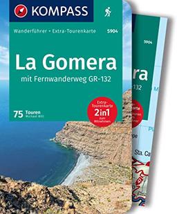 KOMPASS Wanderführer 5904 La Gomera, 75 Touren: Wanderführer mit Extra-Tourenkarte 1:30000, GPX-Daten zum Download.