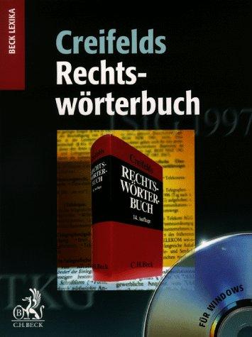 Rechtswörterbuch. CD- ROM für Windows 3.1/95/ NT