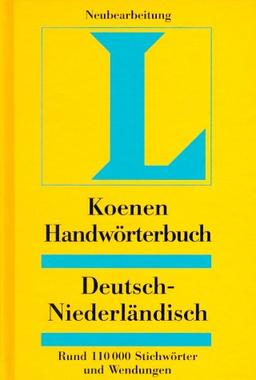 Koenen Handwörterbuch Deutsch-Niederländisch