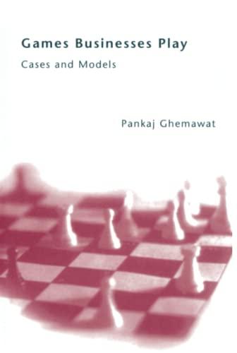 Games Businesses Play: Cases and Models (Mit Press)