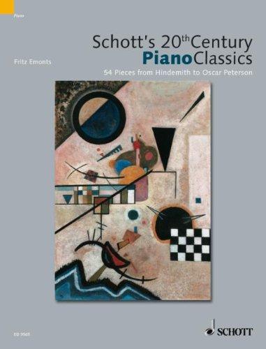 Schott's 20th Century Piano Classics: 54 Stücke von Janácek bis Chick Corea. Klavier.