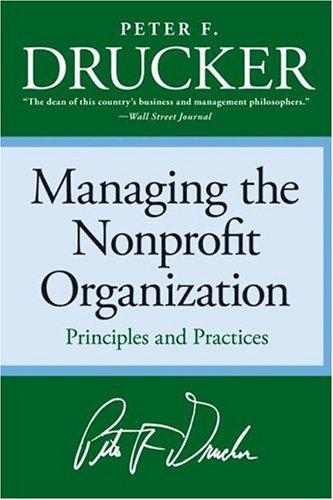 Managing the Nonprofit Organization