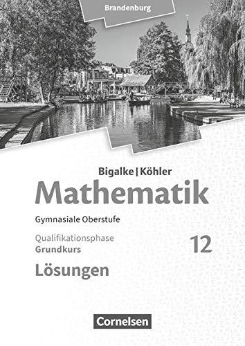 Bigalke/Köhler: Mathematik - Brandenburg - Ausgabe 2019: 12. Schuljahr - Grundkurs: Lösungen zum Schülerbuch