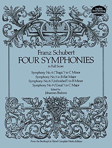 Franz Schubert  Four Symphonies (Dover Music Scores)