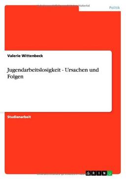 Jugendarbeitslosigkeit - Ursachen und Folgen