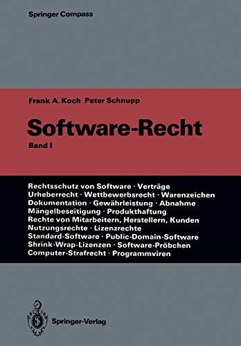 Software-Recht: Band 1 (Springer Compass) (German Edition)