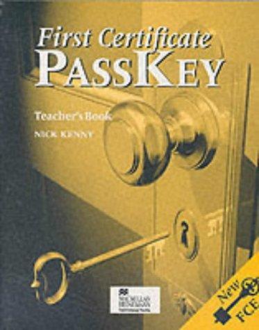 First Certificate Passkey: Teacher's Book