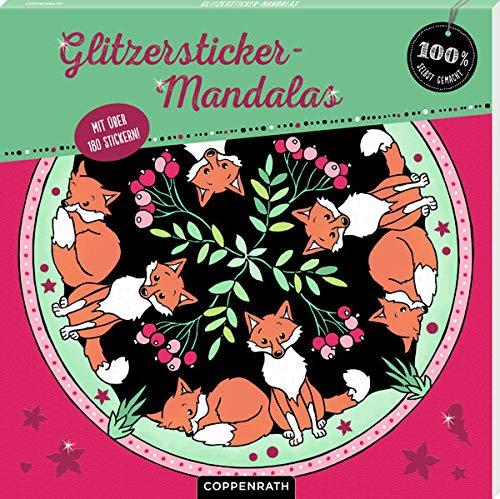 Glitzersticker-Mandalas (100% selbst gemacht)