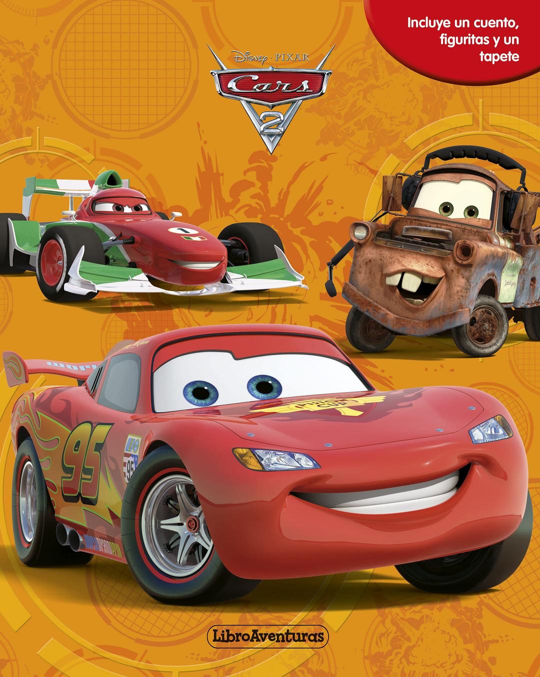 Cars 2. Mi libro-juego: Incluye un cuento, figuritas y un tapete para jugar (Libroaventuras)