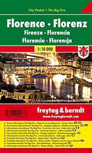 Freytag Berndt Stadtpläne, Florenz, City Pocket + The Big Five, wasserfest - Maßstab 1:10.000