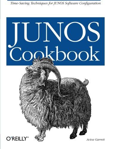 JUNOS Cookbook. Time-Saving Techniques for JUNOS Software Configuration.