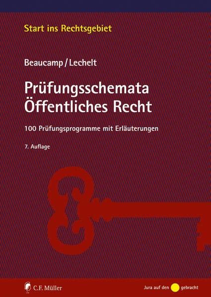 Prüfungsschemata Öffentliches Recht: 100 Prüfungsprogramme mit Erläuterungen (Start ins Rechtsgebiet)