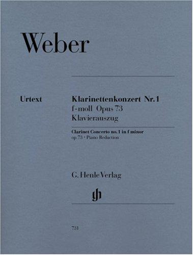 Konzert 1 F-Moll Op 73 Klar Orch. Klarinette, Klavier