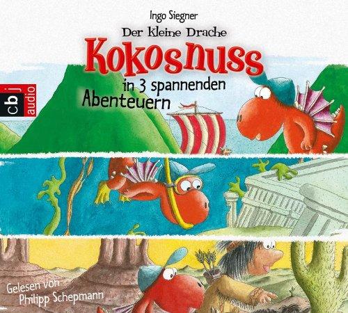 Der kleine Drache Kokosnuss in 3 spannenden Abenteuern: Der kleine Drache Kokosnuss auf der Suche nach Atlantis - Der kleine Drache Kokosnuss bei den ... Drache Kokosnuss und die starken Wikinger