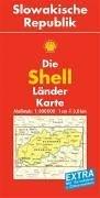 Shell Länderkarte. Slowakische Republik. 1 : 300 000. Mit Ortsverzeichnis und Reiseführer