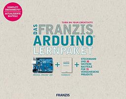 Das Franzis Arduino® Lernpaket | inkl. Original Arduino® Uno, 1 Steckbrett und 20 weitere Bauteile für 70 verschiedene Projekte