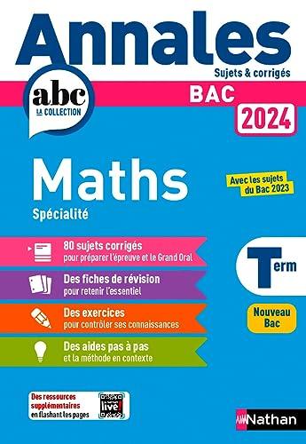 Maths spécialité terminale : bac 2024 : nouveau bac