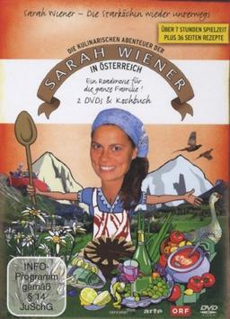 Sarah Wiener - Die kulinarischen Abenteuer der Sarah Wiener in Österreich [2 DVDs + Kochbuch]