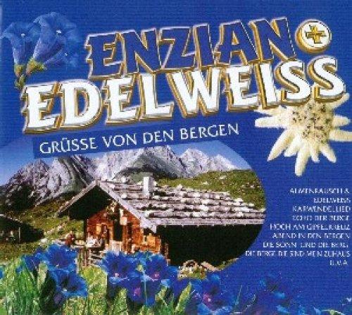 Enzian und Edelweiss-Grüsse Vo