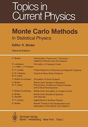 Monte Carlo Methods in Statistical Physics (Topics in Current Physics, 7, Band 7)