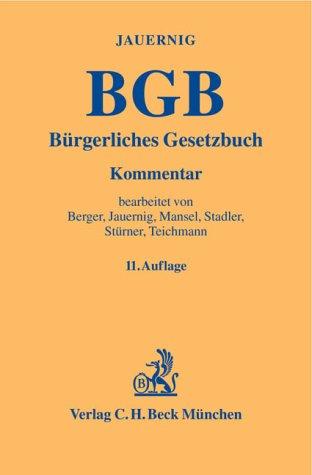 Bürgerliches Gesetzbuch (BGB). Kommentar