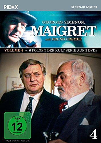 Maigret, Vol. 4 / Weitere 6 Folgen der Kult-Serie mit Bruno Cremer nach den Romanen von Georges Simenon (Pidax Serien-Klassiker) [3 DVDs]