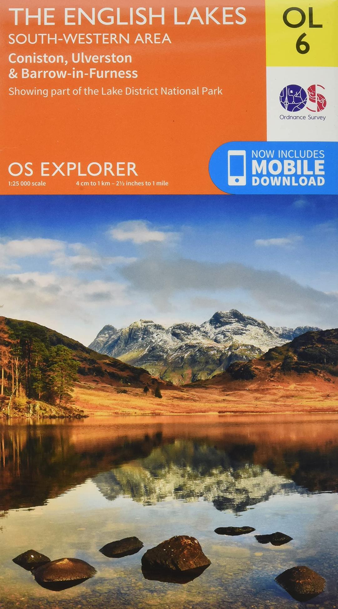 The English Lakes South-Western Area: Coniston, Ulverston & Barrow-in-Furness (OS Explorer)