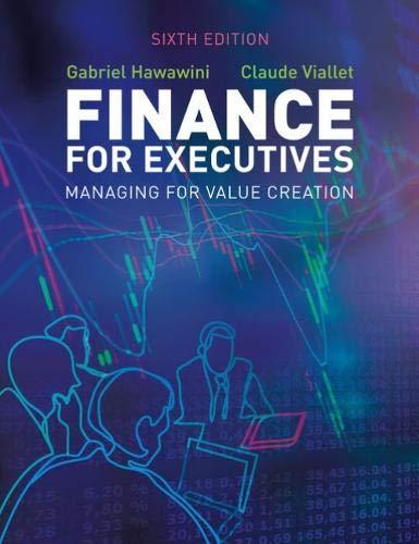 Finance for Executives: Managing for Value Creation