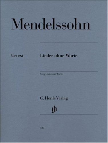 Lieder ohne Worte. Klavier