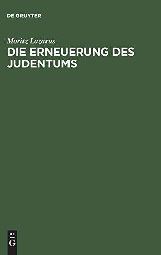 Die Erneuerung des Judentums: Ein Aufruf