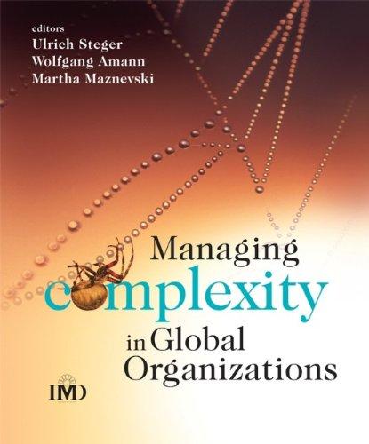 Managing Complexity in Global Organizations (IMD Executive Development)