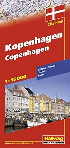 Kopenhagen Stadtplan: Massstab 1:15000 (Hallwag Stadtpläne)