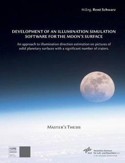 Development of an Illumination Simulation Software for the Moon's Surface: An Approach to Illumination Direction Estimation on Pictures of Solid Planetary Surfaces with a Significant Number of Craters