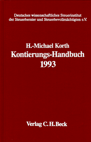 Kontierungs- Handbuch 1993