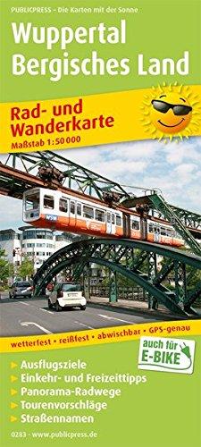 Wuppertal - Bergisches Land: Rad- und Wanderkarte mit Ausflugszielen, Einkehr- & Freizeittipps, wetterfest, reissfest, abwischbar, GPS-genau. 1:50000 (Rad- und Wanderkarte / RuWK)