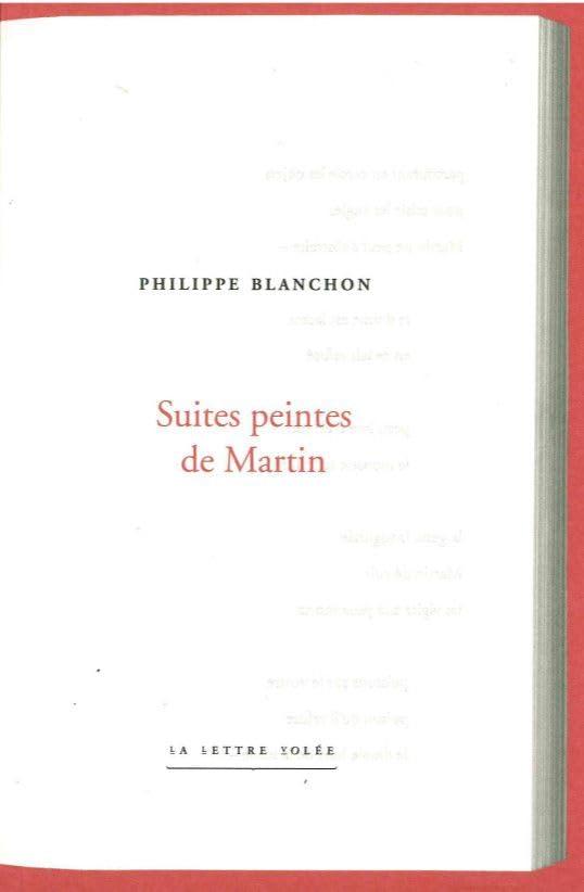 Suites peintes de Martin